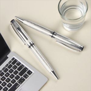 Transparent Premium Metal Ballpoint <b>Pen</b> with Rotating Refill Logo Customizable Business Signature Metal <b>Pen</b> Black Gel <b>Pens</b> - Product Image 2