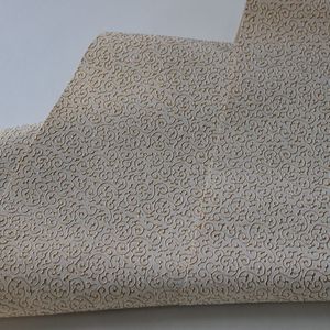 Cuero Sintético Metalizado de 0.5 <span class=keywords><strong>mm</strong></span> con Patrón Floral en Relieve, Tela de PVC para Tapicería, Papel Tapiz, Cajas y Escritorios - Product Image 3