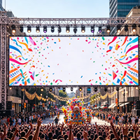 Pantalla LED de Alquiler para Exteriores TOPvision P1.95 P2.976 P4.81, 500x500x500 1000mm, IP65 Impermeable, Alta Definición, para Eventos Deportivos