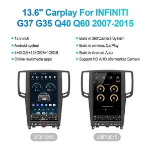 Navihua Android Car Radio Wireless Carplay Android <b>Auto</b> GPS Navigation for Infiniti G37 G35 Q40 Q60 2007-2015 Stereo DVD Player - Product Image 2