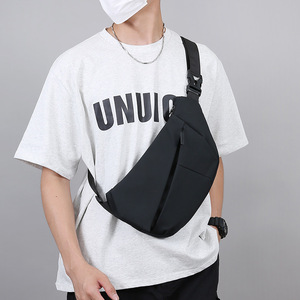 Bolso de pecho impermeable para hombre, con cremallera multicapa, gran capacidad, ligero, tipo bandolera, para uso diario, viajes al aire libre, uso informal - Product Image 5