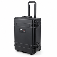 Valise rigide en plastique de haute qualité, étanche IP67, anti-poussière, pour le rangement d'outils, protection des bagages avec roues, mousse personnalisée