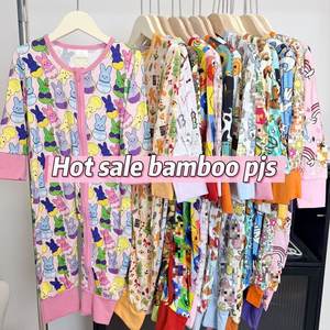 Pijama de bambú para bebé de fábrica, pelele con cremallera bidireccional, body de bambú personalizado de alta calidad para bebé - Product Image 5