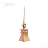 Tour en cuivre pur de style fontaine, architecture spéciale Gens, vente chaude, personnalisable, 99,9% de cuivre