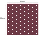 Offre Spéciale 65mic motif à pois imprimé Bouquet de fleurs fleuriste enveloppant du papier imperméable
