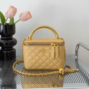 Bolso de Mano con Cadena y Cremallera en Forma de Rombo, Gran Capacidad, Poliéster, Nueva Llegada 2026, Popular, Ligero, de Lujo, Combinable con Todo - Product Image 3