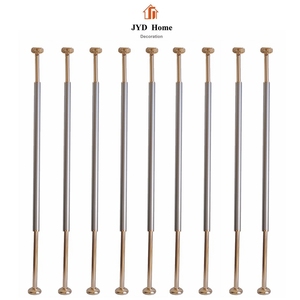 Balustrade d'escalier élégante en alliage d'aluminium et de magnésium avec boule acrylique avec <span class=keywords><strong>fixateur</strong></span> supérieur et pièces d'escalier de repas de chaussure de base en gros - Product Image 4