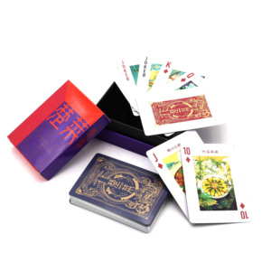 定制Baloot豪华24k金迪拜赌场情侣防水扑克性感成人扑克牌游戏 - Product Image 2