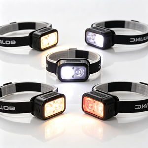 <span class=keywords><strong>Lampe</strong></span> frontale rechargeable à <span class=keywords><strong>d</strong></span>étecteur de mouvement, 300 lumens, double LED XTE, 5 modes <span class=keywords><strong>d</strong></span>'éclairage, flash rouge <span class=keywords><strong>d</strong></span>'avertissement, pour le camping et la randonnée - Product Image 2