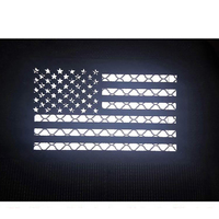 Offre Spéciale infrarouge IR US USA drapeau Patch tactique PVC réfléchissant drapeau américain Patch