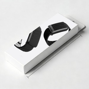 Boîte de présentation personnalisée haut de gamme en papier blanc avec sangle pour bracelets de suivi de fréquence cardiaque Whoop Bicep Smartwatch - Product Image 3