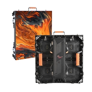 Panneau d'affichage à LED HD polychrome extérieur commercial P3.91 500*500mm location Portable de mur vidéo d'étape pour la publicité d'intérieur - Product Image 3