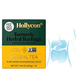 Bolsitas de Té de Cúrcuma de Marca Propia, Té de Cúrcuma y Jengibre con <span class=keywords><strong>Cardamomo</strong></span>, Canela y Limoncillo, Té Detox para el Control de Peso - Product Image 1