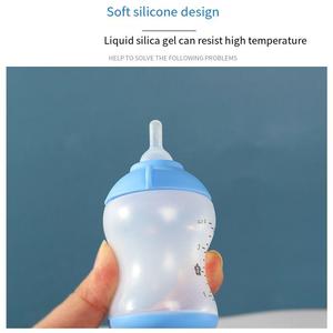 Toptan 4-Piece çevre dostu Pet malzemeleri 100ml köpek yavru yavru besleme seti yenilebilir silikon şişe - Product Image 2