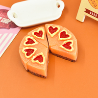 Ciondoli Cabochon in resina rosa in miniatura per Scrapbooking e accessori decorativi per la marcatura di gioielli artigianali