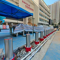 Système de bollards automatiques intelligents à commande à distance pour contrôle d'accès pour allée