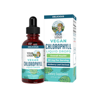 OEM Private Label Chlorophylle Liquid Drops Energy Boost Système immunitaire Support interne Best