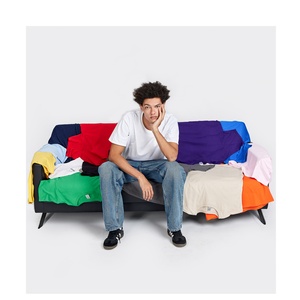 T-shirt personnalisé en jersey simple 100% coton 180g pour homme, col rond classique, manches courtes, style streetwear, séchage rapide, anti-plis - Product Image 4