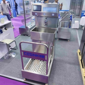 Machine à laver les mains sans contact en acier inoxydable avec fonction de désinfection des bottes intégrée pour l'hygiène personnelle - Product Image 3