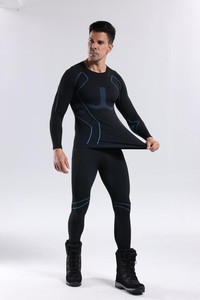 Ensemble de <span class=keywords><strong>sous</strong></span>-vêtements de <span class=keywords><strong>ski</strong></span> haute performance en Spandex/Nylon à séchage rapide, anti-humidité, coupe-vent, compression, chaleur, pour le <span class=keywords><strong>ski</strong></span> <span class=keywords><strong>alpin</strong></span> - Product Image 3