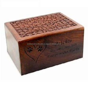 Boîte d'urne en bois de meilleure qualité pour cendres d'animaux de compagnie | Urnes faites à la main | Urnes funéraires | - Product Image 4