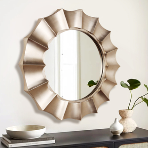 <span class=keywords><strong>Grand</strong></span> <span class=keywords><strong>miroir</strong></span> décoratif <span class=keywords><strong>vintage</strong></span>, décoration murale, <span class=keywords><strong>miroir</strong></span> <span class=keywords><strong>rond</strong></span> orné, <span class=keywords><strong>miroir</strong></span> d'appoint - Product Image 2