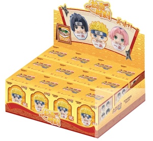 Venta al por mayor: <span class=keywords><strong>Figura</strong></span> coleccionable original de la serie Blind Box Ramen Moment Mini Cute Bean <span class=keywords><strong>Sasuke</strong></span>, adorno de escritorio, máquina Gashapon - Product Image 1