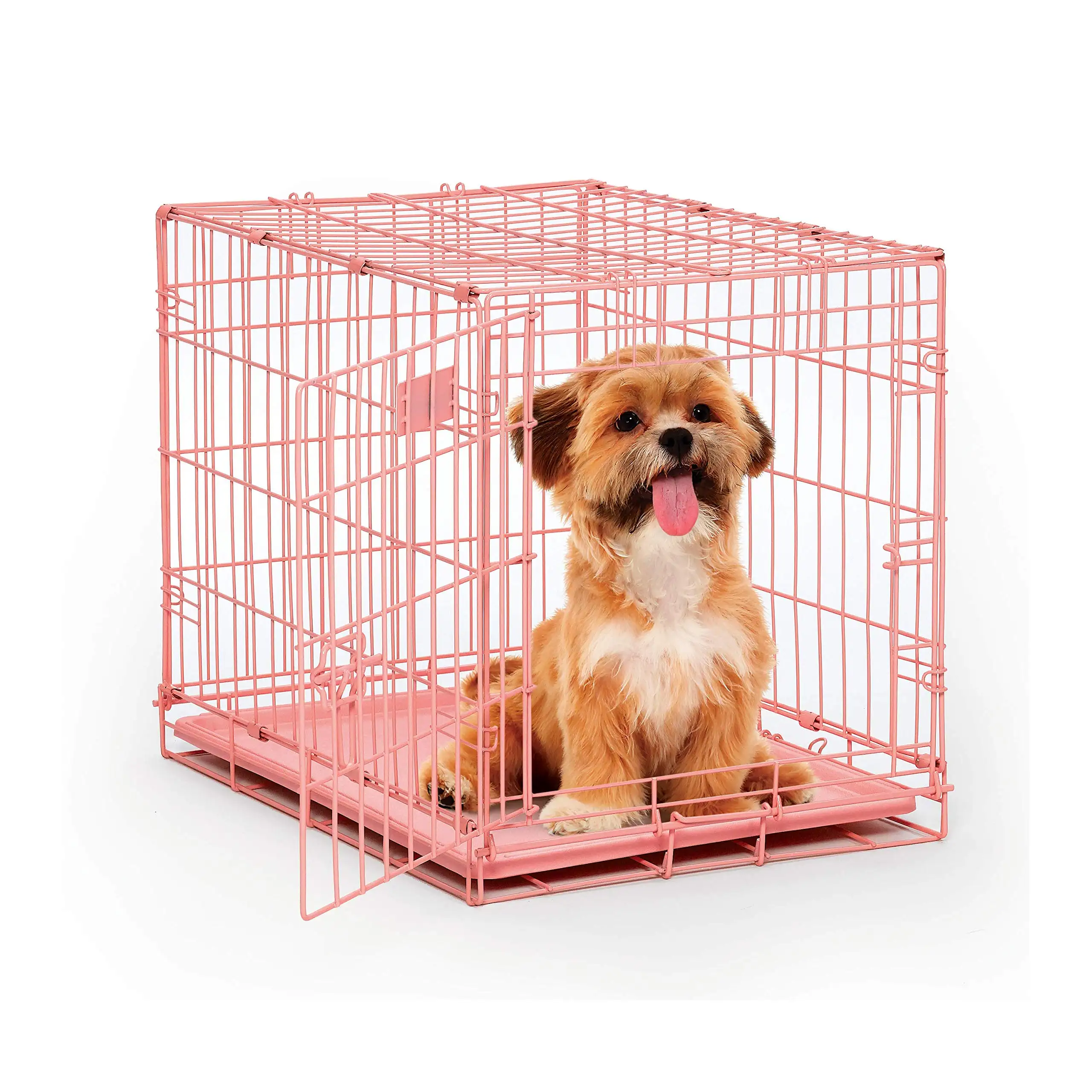 ペットケージ積み重ね可能な金属製犬用ケージ中国ファッションシンプルデザイン耐久性