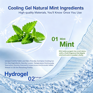 Parche de gel refrescante para el cuello, parche refrescante para el cuerpo, hipoalergénico, amigable con la piel, para el cuidado diario - Product Image 6