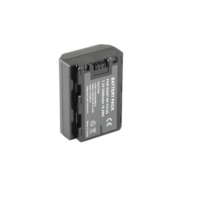 2280mah NP-FZ100 Li-ion Battery for Sony 7R Mark III, A7III, A7SIII, A7R III, A7RIV, A7R 2, A9 ,A6600 Camera Battery
