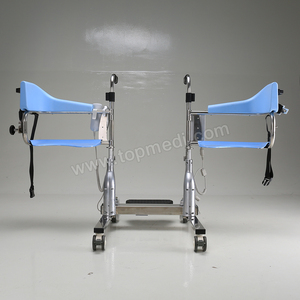 Chaise de transfert patient personnes <span class=keywords><strong>âgée</strong></span>s réglable chaise d'aisance de transfert multifonction <span class=keywords><strong>fauteuil</strong></span> roulant de transfert chaise de bain - Product Image 6