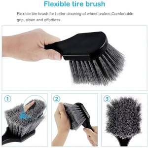 Lot de 16 brosses de toilette écologiques en plastique de la collection Caddy Style avec manche en acier et poils en nylon - Product Image 5