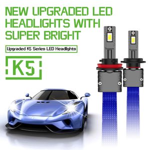 Phares LED H7 K5 Premium à Moule Privé 110W 10000Lm 6000K 12-24V avec Tresses Rouges et Bleues Personnalisées pour Marques Automobiles OEM - Product Image 2