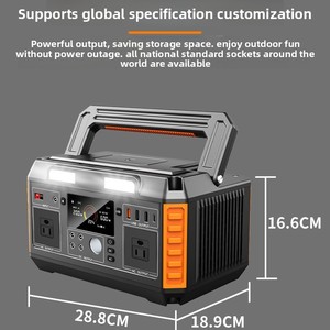 600W High-Power Large-Capacity Lithium Ion Portable Outdoor Mobile Energy <b>Storage</b> Power Station Supporting Solar Charging - Product Image 2