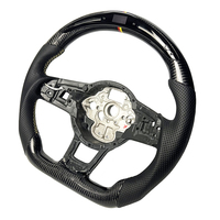 Volante de fibra de carbono Led mejorado modelo antiguo para Volkswagen VW Golf MK5 MK6 MK7 7,5 GTI GTD R Polo GTI CC Passat Tiguan