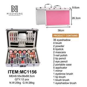 <span class=keywords><strong>Kit</strong></span> de <span class=keywords><strong>maquillage</strong></span> personnalisé <span class=keywords><strong>bio</strong></span> pour femmes, comprenant un crayon à lèvres, un rouge à lèvres, un gloss à lèvres, un blush, un mascara, un fard à paupières pour le <span class=keywords><strong>maquillage</strong></span> de mariée - Product Image 6