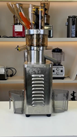 Extracteur de jus commercial portable 2026 entièrement automatique, sans découpe, à grande ouverture, pour la séparation des résidus de fruits, usage domestique.
