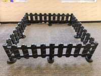 Barrière de jeu souple et robuste en PE, blanche et noire, pour la sécurité des enfants, parc de jeu intérieur pour location de fêtes d'anniversaire et événements