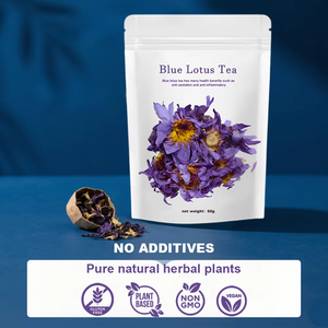 Té de Loto Azul OEM 50g, Capullos de Flor de Loto Azul Secos Naturales, Té Herbal Antioxidante y Antiinflamatorio - Product Image 5