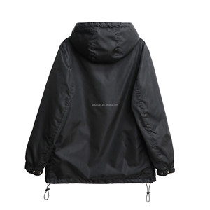 英国设计春季男士可逆绗缝连帽户外夹克涂层薄前标志性格子图案奢华涤纶 - Product Image 2