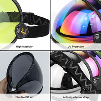 Lunettes de moto universelles, casque ouvert, verres de casque, visière à bulles, lentille anti-UV, accessoires pour moto