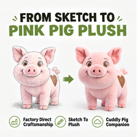 Fabricant de Peluches Personnalisées OEM ODM : Transformez vos Dessins 2D en Prototypes 3D Réalistes d'Animaux en Peluche