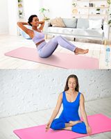 Tapete de Yoga y Pilates de Alta Densidad NBR con Logotipo Personalizado, Tapete de Ejercicio sin Olor, Directo de Fábrica