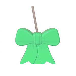 Vaso Ecológico de Plástico con Forma de Mariposa, Diseño de Dibujos Animados, Seguro para Niños, Reutilizable, 17oz, Anticorrosión, con Pajita de Color - Product Image 3