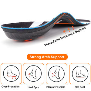 <span class=keywords><strong>Solette</strong></span> <span class=keywords><strong>Ortopediche</strong></span> in Fibra di Carbonio con Supporto Ergonomico <span class=keywords><strong>per</strong></span> Arco Plantare, Sollievo dal Dolore al Tallone e Fascite Plantare - Product Image 3