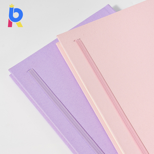 Tùy chỉnh thiết kế của bạn A4 <span class=keywords><strong>A5</strong></span> trường máy tính xách tay 100 trang Linen Tím Bìa lót máy tính xách tay thiết lập - Product Image 5