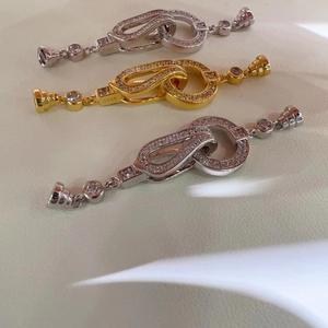 Accesorios de Plata S925 para DIY con Perlas, Nueva Hebilla de Herradura para Cuentas Ovaladas de 3mm, Separadores de Precisión, Cadena para Suéter, Collar - Product Image 2