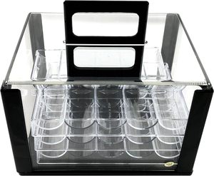 กล่องใส่ชิปโป๊กเกอร์อะคริลิค1000ชิ้นสุดหรู - Product Image 1