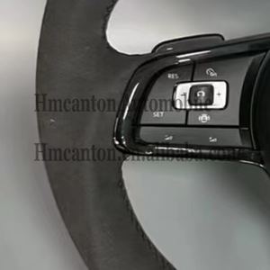 Gran <span class=keywords><strong>oferta</strong></span> de cuero de carbono para Volkswagen R-line Passat Golf Jetta Tiguan Polo Bora <span class=keywords><strong>Arteon</strong></span> 2010-2025 volante de coche - Product Image 3