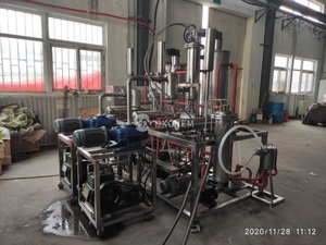 bibo One Stage Continuous Feeding Lab Scale Thin Film Molecular Distillation Equipment <b>Pump</b> Gear Stainless Motor Bearing - Product Image 3